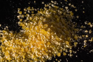 Köri tozu, gıda arka plan closeup 