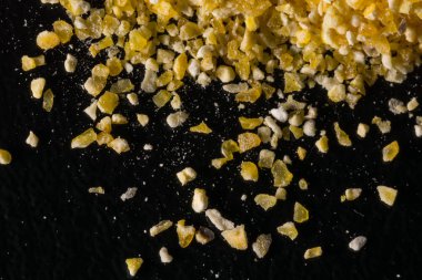 Köri tozu, gıda arka plan closeup 