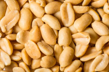 Soyulmuş yerfıstığı desenine yakın çekim 