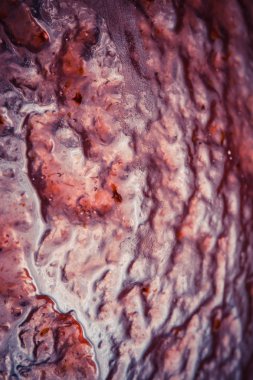 Closeup of polyurethane foam pattern, industrial background 