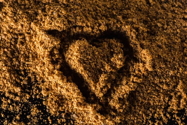 Primo Piano Cannella Polvere Sfondo Alimentare — Foto Stock