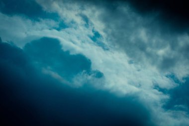 Bulutlu gökyüzü desen manzara, doğa arka plan 