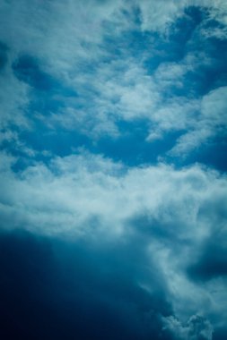 Bulutlu gökyüzü desen manzara, doğa arka plan 