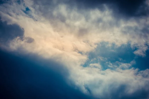Vista Panorâmica Padrão Céu Nublado Fundo Natureza — Fotografia de Stock