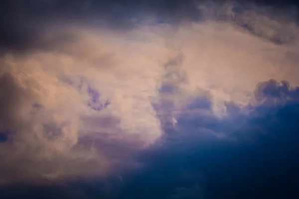 Vista Panorámica Del Patrón Cielo Nublado Fondo Naturaleza — Foto de Stock