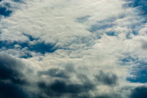 Vacker Utsikt Över Molnigt Himmel Mönster Natur Bakgrund — Stockfoto