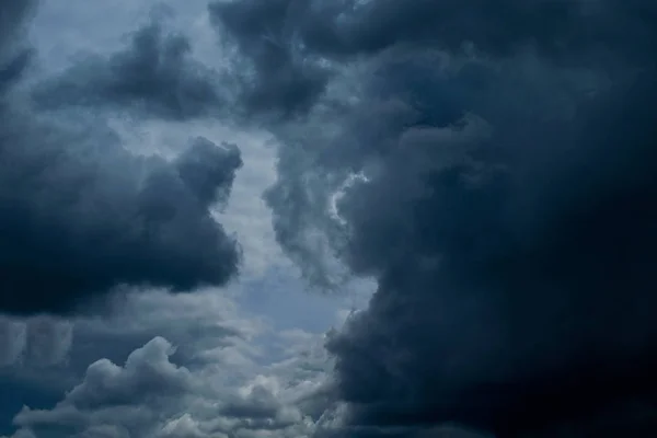 Vacker Utsikt Över Molnigt Himmel Mönster Natur Bakgrund — Stockfoto