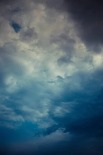 Vacker Utsikt Över Molnigt Himmel Mönster Natur Bakgrund — Stockfoto