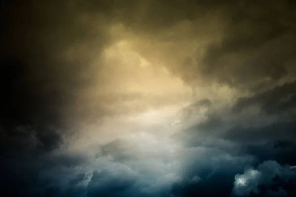 Vista Panorámica Del Patrón Cielo Nublado Fondo Naturaleza — Foto de Stock