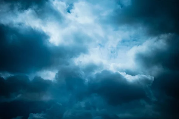 Vista Panorámica Del Patrón Cielo Nublado Fondo Naturaleza — Foto de Stock