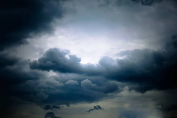 Vacker Utsikt Över Molnigt Himmel Mönster Natur Bakgrund — Stockfoto