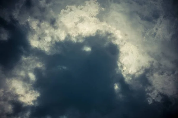 Sudut Pandang Mendung Pola Langit Latar Belakang Alam — Stok Foto