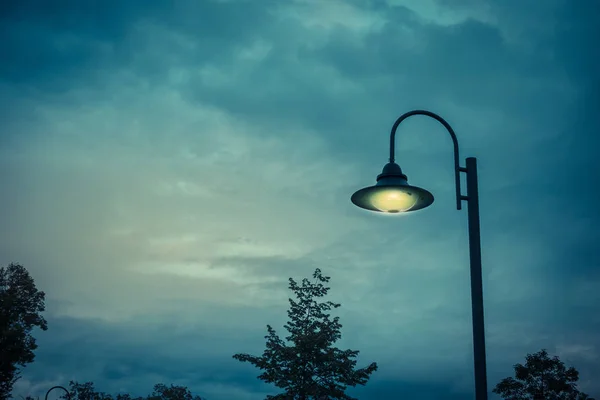 Street Lamp Sky Fon — стоковое фото