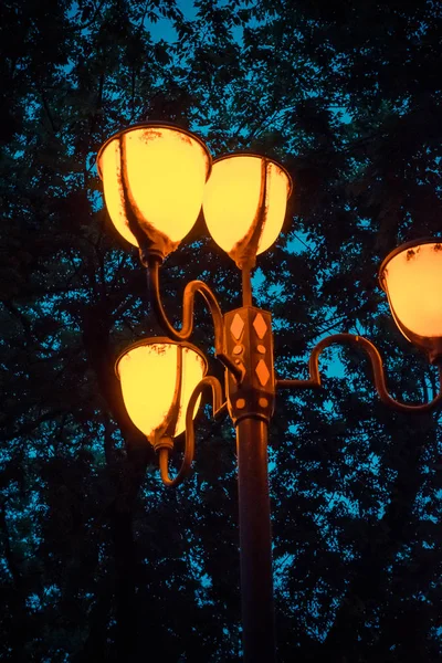 Street Lamps City — Stock Photo, Image