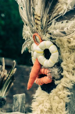 Rumen geleneksel köylü maskesi