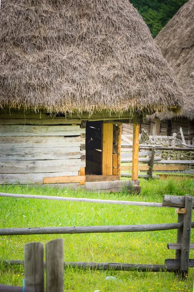 Vista Casa Tradicional Antiguo Pueblo — Foto de Stock