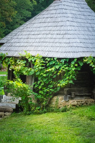 Widok Tradycyjnego Domu Starej Wiosce — Zdjęcie stockowe