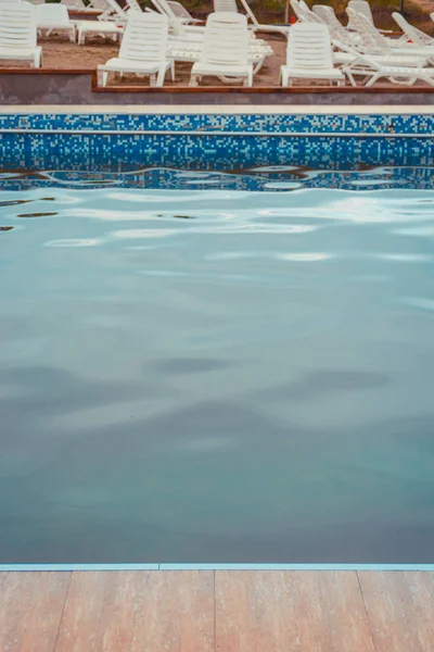 Вода Бассейне Крупный План — стоковое фото