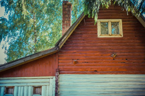 Eski Köyde Geleneksel Evin Görünümü — Stok fotoğraf