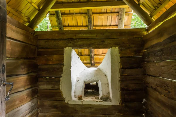 Wooden Walls Vintage Barn Interior — Foto de Stock