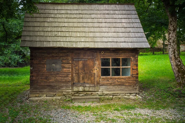 Vista Della Casa Tradizionale Vecchio Villaggio — Foto Stock