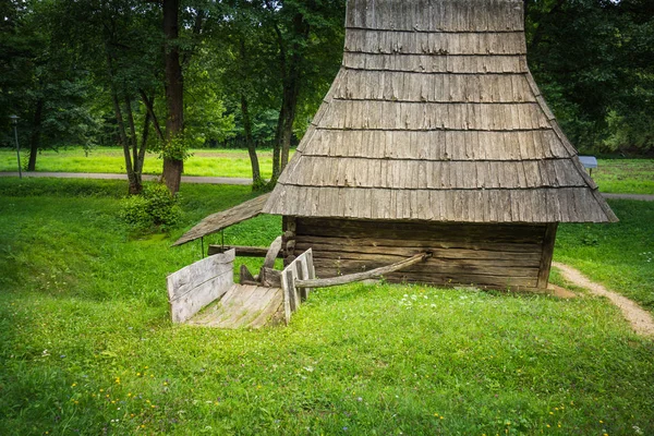 Vista Della Casa Tradizionale Vecchio Villaggio — Foto Stock