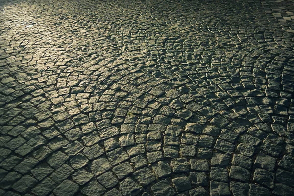 Paving Stones Night — Stock Photo, Image