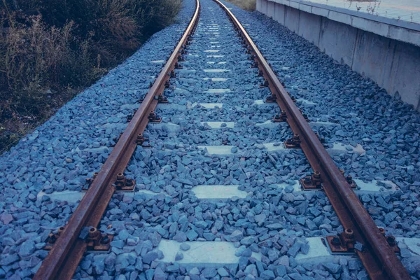 Vintage Station Bij Zonsopgang — Stockfoto