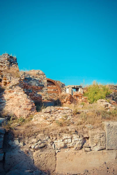 Ruinas Antigua Fortaleza Durante Día — Foto de Stock