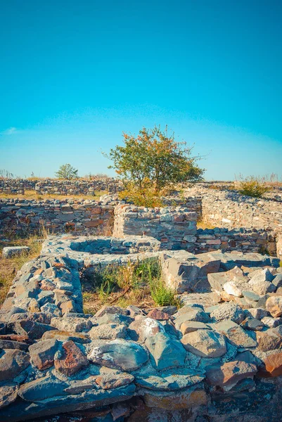 Ruins Ancient Fortress Daytime — Stock Photo, Image