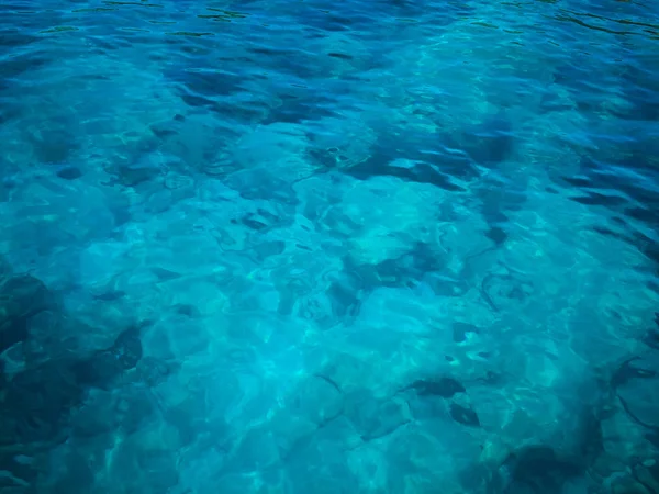 Синя Хвиляста Морська Вода Вдень — стокове фото