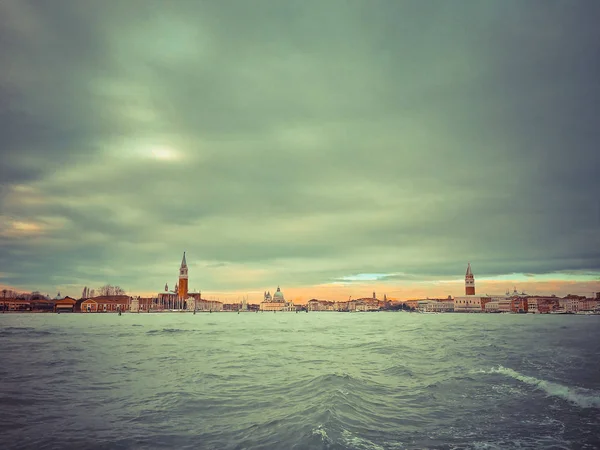 Beleza Veneza Edifícios Durante Dia — Fotografia de Stock