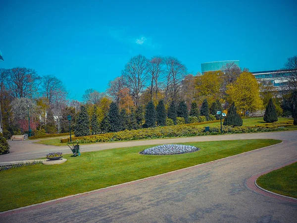 Schilderachtig Uitzicht Het Stadspark Overdag — Stockfoto