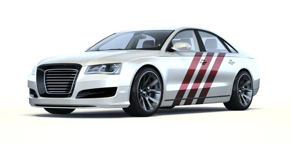 Audi Sport S Germany Quattro Racing Car Logo Sticker Vinyl 3D Decal Stripe  Decor