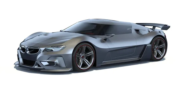 Rendu Concept Car Générique Sans Marque — Photo