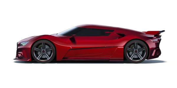 Rendu Concept Car Générique Sans Marque — Photo