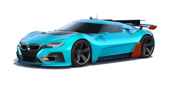 Rendu Concept Car Générique Sans Marque — Photo