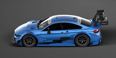 Markasız, jenerik konsept bir arabanın 3 boyutlu çizimi