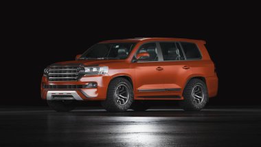 Markasız bir SUV 'un 3 boyutlu görüntülemesi 