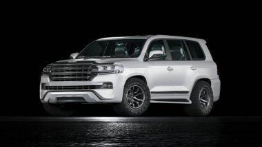 Markasız bir SUV 'un 3 boyutlu görüntülemesi 