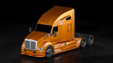 Markasız bir konsept kamyonun 3 boyutlu yorumlaması