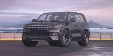 Markasız bir SUV 'un 3 boyutlu görüntülemesi 