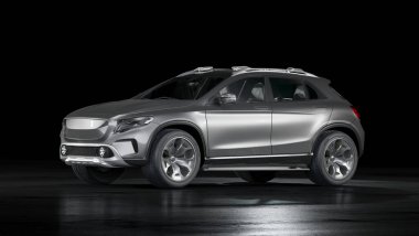Markasız bir SUV 'un 3 boyutlu görüntülemesi 