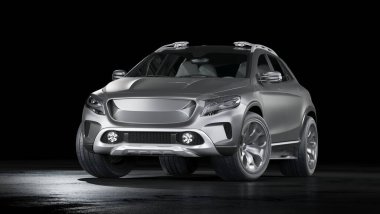 Markasız bir SUV 'un 3 boyutlu görüntülemesi 