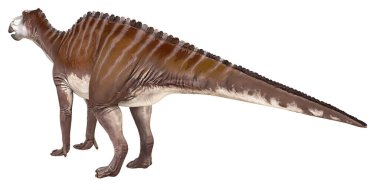 Yaratıcı performanslar için gerçekçi dinozor kostümü.