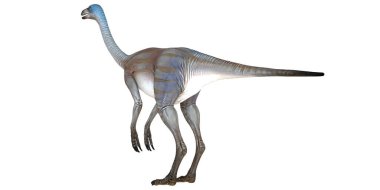 Tarih öncesi bir dinozorun gerçekçi tasviri.