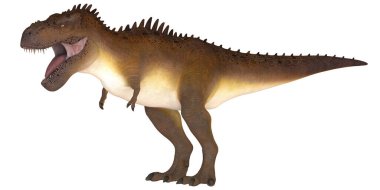 Gerçekçi T. Rex dinozor modeli çizimi