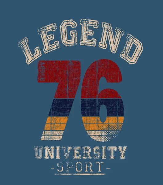 college print, college t-shirt graphic