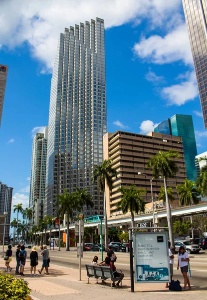 Downtown Miami Dade Byggnader — Stockfoto