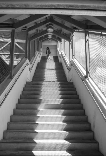 Tri Estación Tren Escaleras — Foto de Stock
